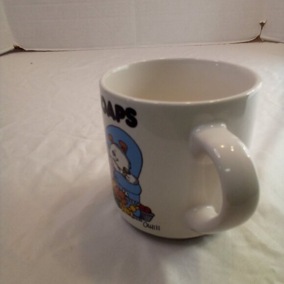 I Love Soaps Mug Vintage 80's White 3.5" - Picture 5 of 8